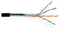 Витая пара F/UTPz 4PR 24AWG Cat.5e OUTDOOR Наружная экранированная(DCM Test Report) Польша (ЕКС)