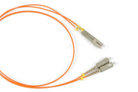 Патч-корд оптический MM 50/125 LC-SC duple* LSZH 10 м (Hyperline) 35167