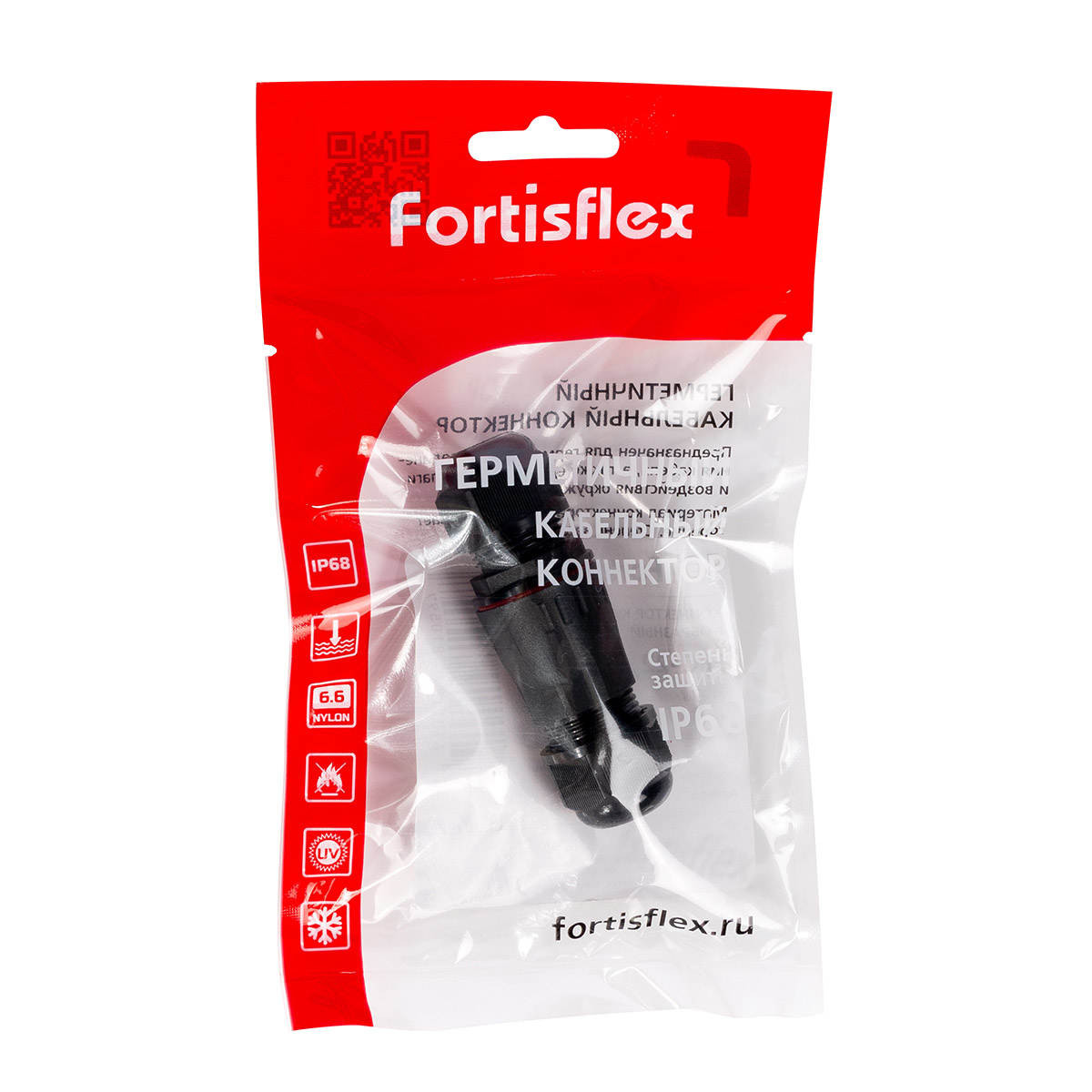 Коннектор кабельный FFC-22/4P-IP68 (Fortisflex) 89665