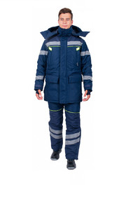 Костюм зимний PROFLINE SPECIALIST WINTER (тк.Восток-мембрана) п/к, т.синий
