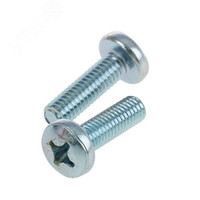 Винт DIN 7985 М4х30 полукруглая голова класс прочности 4.8 покрытие цинк (Крепдил)