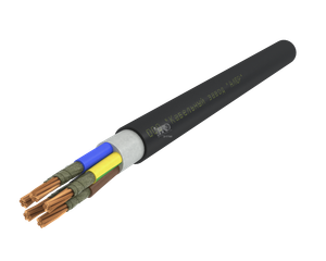 Кабель силовой ВВГнг(А)-FRLSLTx 5х35 мк(N.PE)-0.66 черный барабан (АЛЮР)
