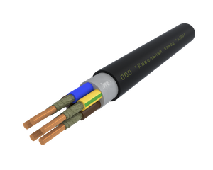 Кабель силовой ВВГнг(А)-FRLSLTx 5х16 ок(N.PE)-0.66 черный барабан (АЛЮР)