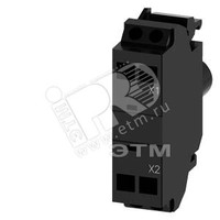 Модуль подсветки интегрированный светодиод 24V AC/DC желтый свет (SIEMENS) 3SU1401-1BB30-3AA0