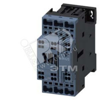 Контактор 3п AC-3 5.5кВт/400В 1НО+1НЗ 230В АС 50Гц типоразмер S0 пружинные клеммы (SIEMENS) 3RT2024-2AP00