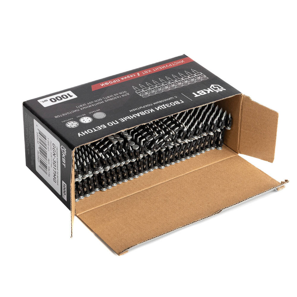 Гвозди кованые по  бетону GGN-3017MG серия ПРОФИ (КВТ) 106196