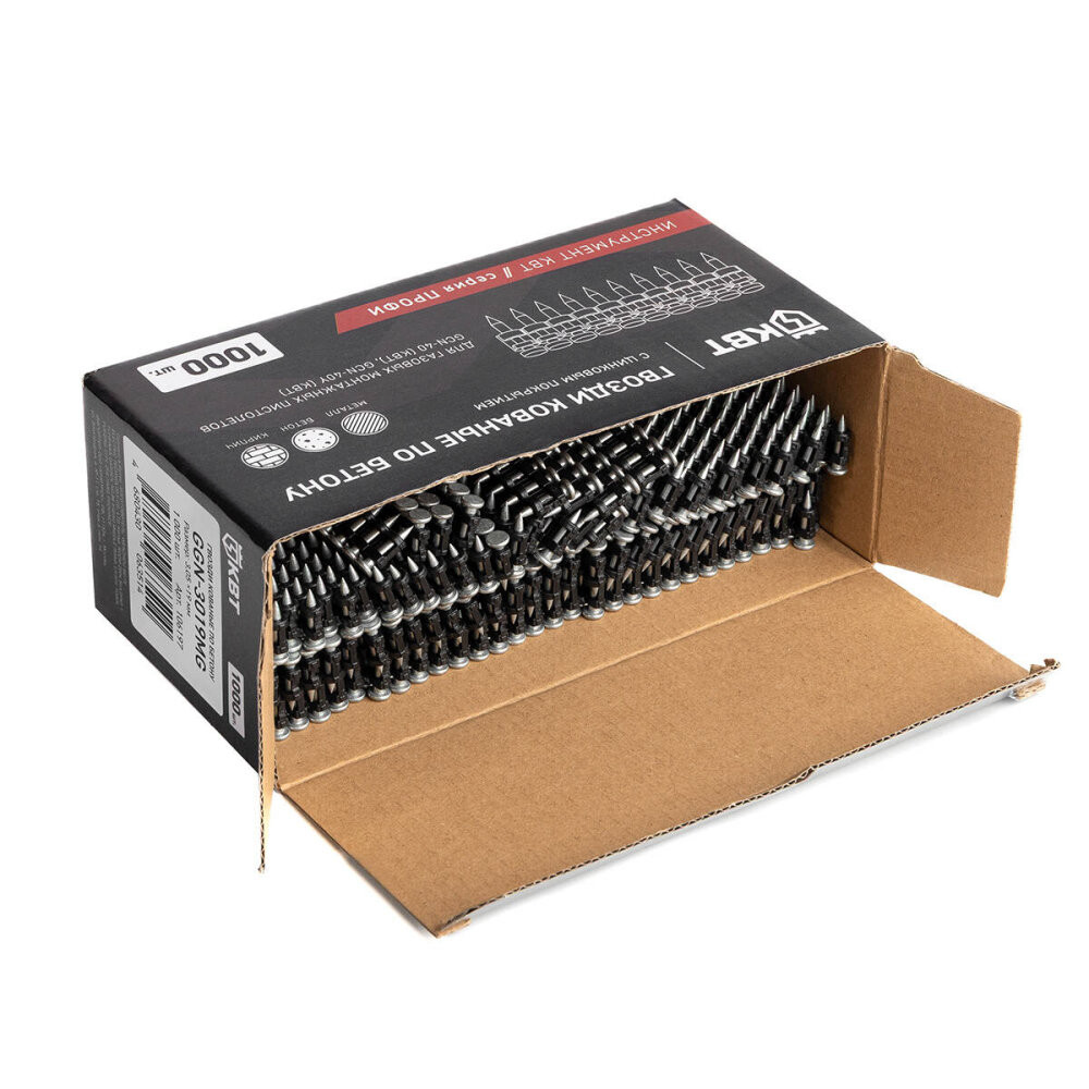 Гвозди кованые по  бетону GGN-3019MG серия ПРОФИ (КВТ) 106197