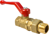 Кран шаровой со сгоном OPTIMA 11Б27фт1М 1/2' ВН ручка рычаг (Valfex) VF.225.L0R1.012