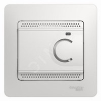 GLOSSA Термостат электронный теплого пола с датчиком в сборе 10A белый (Systeme Electric) GSL000138