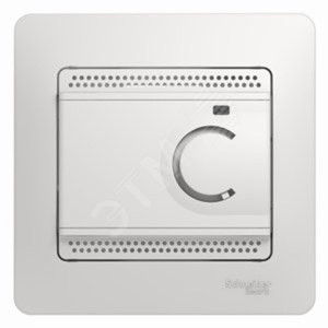 GLOSSA Термостат электронный теплого пола с датчиком в сборе 10A белый (Systeme Electric) GSL000138