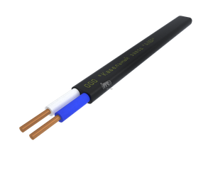 Кабель силовой ППГ-П нг(А)-HF 2х1.5ок(N)-0.66 однопроволочный черный (бухта) (АЛЮР)