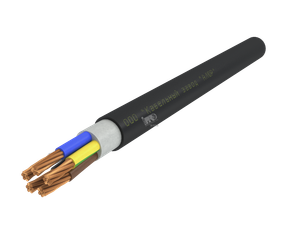 Кабель силовой ППГнг(А)-HF 5х35мк (N.PE)-0.66 многопроволочный черный (барабан) (АЛЮР)