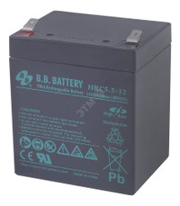 Аккумулятор 12В 5.5Ач (B.B.Battery) HRC 5,5-12