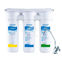 Фильтр Трио Норма питьевая вода ресурс-6000л скорость фильтрации 2.5 л/мин (АКВАФОР) 201682