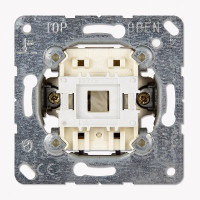 Переключатель универсальный 1-клавишный (проходной). 10A 250Вт. Серия- Eco Profi. Механизм. (JUNG) EP406U