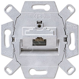 Розетка компьютерная UAE 1-ная, (экранированная)  категория 6  Механизм. (JUNG) EPUAE8UPOK6