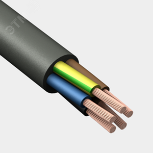 Кабель силовой КГВВнг(А)-LS 5х6(N.PE)-380/660-2 (Конкорд)