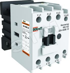 Пускатель магнитный 40А ~230В 1НО+1НЗ КМ DEKraft (Dekraft) КМ102-040А-230В-11