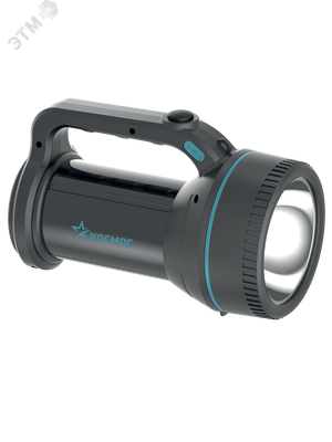 Фонарь-прожектор аккумуляторный, 7W LED, аккум. 3,7V 3,6 ah, 420Лм - 6 часов, 125м - 24 часа (Космос) KocAccu367W