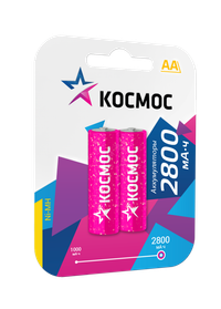 Аккумулятор R6 (AA) Ni-Mh 2800MAh (Космос)