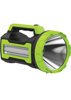 Фонарь-прожектор светодиодный аккумуляторный , LED 10вт+4вт, з/у 220/12в, usb выход (Космос) KOSAccu9110WUSB