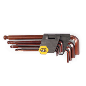 Набор шестигранных ключей с шаром КШ-9-S2 серия KBT-PROFESSIONAL (КВТ) 82177