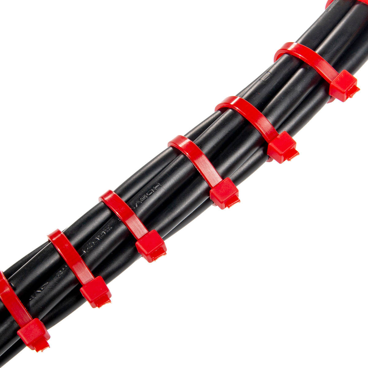 Стяжка нейлоновая КСС 5х300 (желт) (100шт) (Fortisflex) 61331