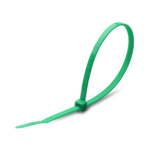 Стяжка нейлоновая КСС 5х400 (зел) (100шт) (Fortisflex) 90331