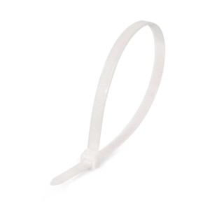 Стяжки нейлоновые КСС 5x160 (бел) (100шт) (Fortisflex) 89895