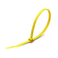 Стяжка нейлоновая КСС 4х200 (желт) (100шт) (Fortisflex) 49431