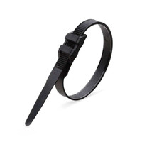 Стяжка нейлоновая КСУ 9х180 (черн) (100шт) (Fortisflex) 53755