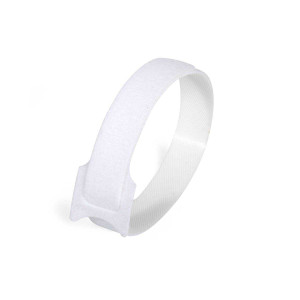 Стяжка-велькро КСВ 12х135 (бел) (20 шт) (Fortisflex) 55295