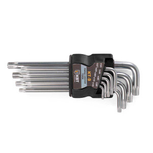 Набор ключей TORX КТ-9 (Т10-Т50) серия KBT-PROFESSIONAL (КВТ) 79202