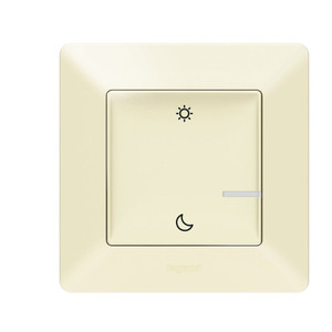 Valena Life with NETATMO  Умный беспроводной сценарный выключатель  День/Ночь . Цвет Слоновая кость (Legrand/Daccord) 752289