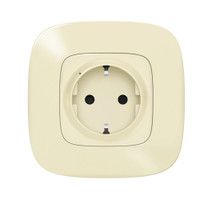 Valena Allure with NETATMO  Умная розетка 2К+З 16А 230В. Цвет Слоновая кость (Legrand/Daccord) 752694