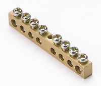 Шина нулевая 6х9 (8групп/центр) ШН-101 (Dekraft) 32001DEK