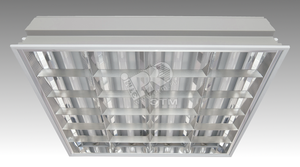 Светильник люминесцентный встраиваемый зеркальная решетка ЭПРА 595х595 (Центрстройсвет) ЛВО 4х18-CSVT