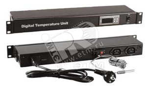 Панель микропроцессорная контрольная черная TMPC-230V-RAL9004 (Hyperline) 28398