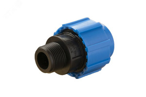 Муфта ПНД компрессионная НР 20x3/4' (Политэк) 53002034