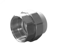 Муфта полипропиленовая PPR разъемная ВР 32x3/4' (Политэк) 9801003234
