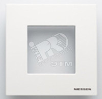 Zenit Рамка 1 пост 2 модуля белая (ABB) N2271 BL