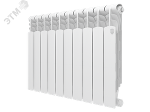 Радиатор биметаллический секционный 500/80/10 боковое подключение (Royal Thermo) RTRB250010