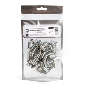 Наконечник штырьевой втулочный НШВ 25-16 (100 шт) (КВТ) 79484