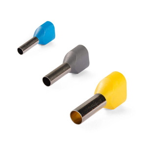 Наконечник штыревой втулочный изолированный НШВИ 16-12 серия ЕВРО (500 шт) (КВТ) 103208