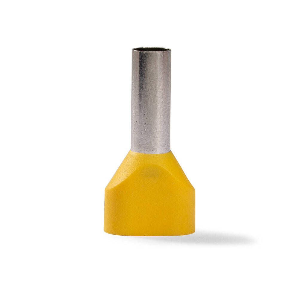 Наконечник штыревой втулочный изолированный НШВИ(2) 6,0-14 серия ЕВРО (100 шт) (КВТ) 103249