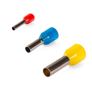 Наконечник штыревой втулочный изолированный НШВИ 25-16 серия ЕВРО (500 шт) (КВТ) 103209