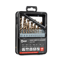 Набор сверл по металлу НСС-19К серия ПРОФИ (КВТ) 106205