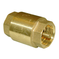 Клапан обратный с латунным сердечником ВВ 3/4 (AQUALINK) 02340
