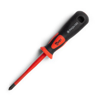 Отвертка диэлектрическая PH2x100 серия СЛИМ (КВТ) 78584