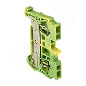 Колодка клеммная самозажимная JXB-ST-2.5 земля PROxima (EKF) plc-jxb-st-2.5-pen